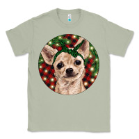 Matcha Christmas Chihuahua With Buffalo Plaid Classic Tee - RanaPortraitStore