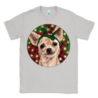 Moon Dust Christmas Chihuahua With Buffalo Plaid Classic Tee - RanaPortraitStore