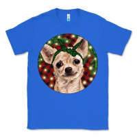True Royal Christmas Chihuahua With Buffalo Plaid Classic Tee - RanaPortraitStore