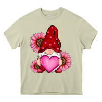 Mossy valentines day with sunflowers gnomes Heavy Core Tee - RanaPortraitStore