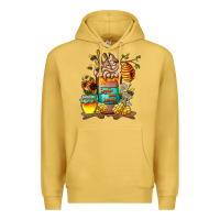 Antique Gold Than Honey Premium Hoodie - CowhideDigitalArt