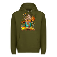 Army Green Than Honey Premium Hoodie - CowhideDigitalArt