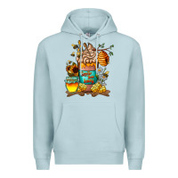 Blue Mist Than Honey Premium Hoodie - CowhideDigitalArt