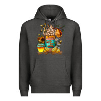 Charcoal Heather Than Honey Premium Hoodie - CowhideDigitalArt