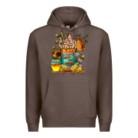 Coffee Than Honey Premium Hoodie - CowhideDigitalArt