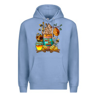 Colony Blue Than Honey Premium Hoodie - CowhideDigitalArt