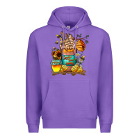Purple Than Honey Premium Hoodie - CowhideDigitalArt