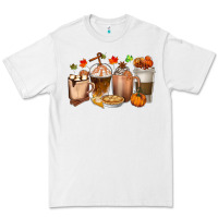 White Pumpkin Spice Coffee Cups Premium Tee - texasbilliewilder