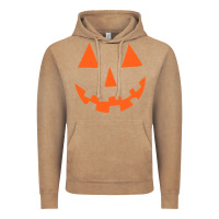 Vintage Coffee Halloween Pumpkin Face Gift Creepy Spooky Horror Vintage Hoodie - maiPhamDesign