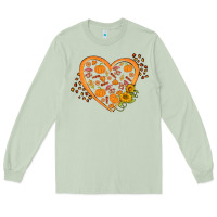 Matcha Western Autumn Heart Long Sleeve Tee - FaDigitalArtStudio