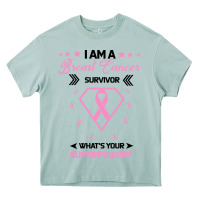 Arona I am a Breast Cancer Survivor What is Your Superpower Heavy Core Tee - Bettercallsaul