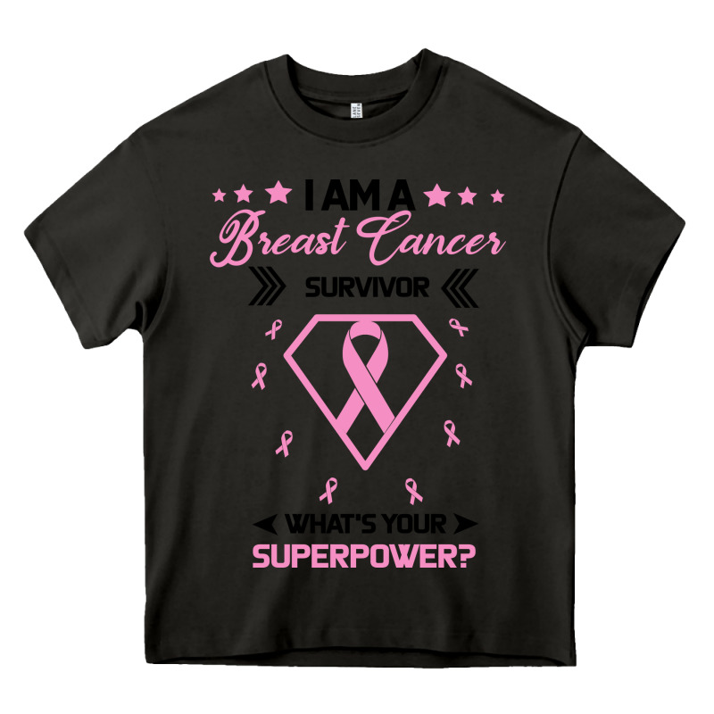 I Am A Breast Cancer Survivor What Is Your Superpower Heavy Core Tee by Bettercallsaul | Teevron