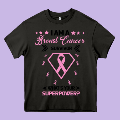 I Am A Breast Cancer Survivor What Is Your Superpower Heavy Core Tee Designed By Bettercallsaul