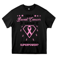 Black I am a Breast Cancer Survivor What is Your Superpower Heavy Core Tee - Bettercallsaul