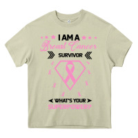 Mossy I am a Breast Cancer Survivor What is Your Superpower Heavy Core Tee - Bettercallsaul