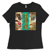 Black Oklahoma Ladies Tee - TumblerDesignByShophia