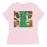 Bubblegum Pink Oklahoma Ladies Tee - TumblerDesignByShophia