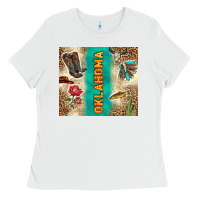 White Oklahoma Ladies Tee - TumblerDesignByShophia