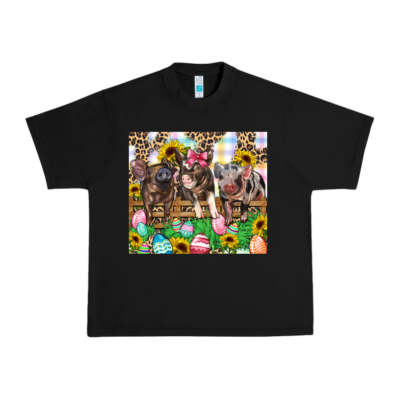 Easter Farm Animals Happy Easter Day Urban Heavy Tee by CowGirlArtShop | Teevron