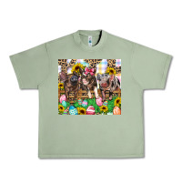 Oil Green easter farm animals Happy Easter Day Urban Heavy Tee - CowGirlArtShop