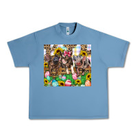 Pebble Blue easter farm animals Happy Easter Day Urban Heavy Tee - CowGirlArtShop