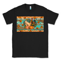 Black Fall coop animals pumpkin Classic Tee - Artiststas