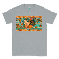 Heather Grey Fall coop animals pumpkin Classic Tee - Artiststas