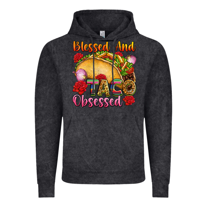 Blessed And Taco Obsessed Mexico Vintage Hoodie by FaDigitalArtStudio | Teevron