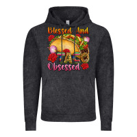 Vintage Black Blessed and taco obsessed Mexico Vintage Hoodie - FaDigitalArtStudio