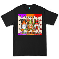 Black Happy Hallothanksmas gnomes Premium Tee - texasbilliewilder