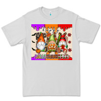 Dove Grey Happy Hallothanksmas gnomes Premium Tee - texasbilliewilder