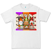 White Happy Hallothanksmas gnomes Premium Tee - texasbilliewilder