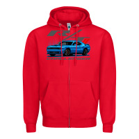 Red Blue Challenger RT T-Shirt Zipper Hoodie - maiPhamDesign