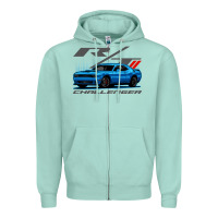 Seafoam Blue Challenger RT T-Shirt Zipper Hoodie - maiPhamDesign