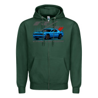 Sports Green Blue Challenger RT T-Shirt Zipper Hoodie - maiPhamDesign