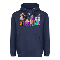 Navy lash hustler coffee cups Heavyweight Hoodie - AdoDesignShop