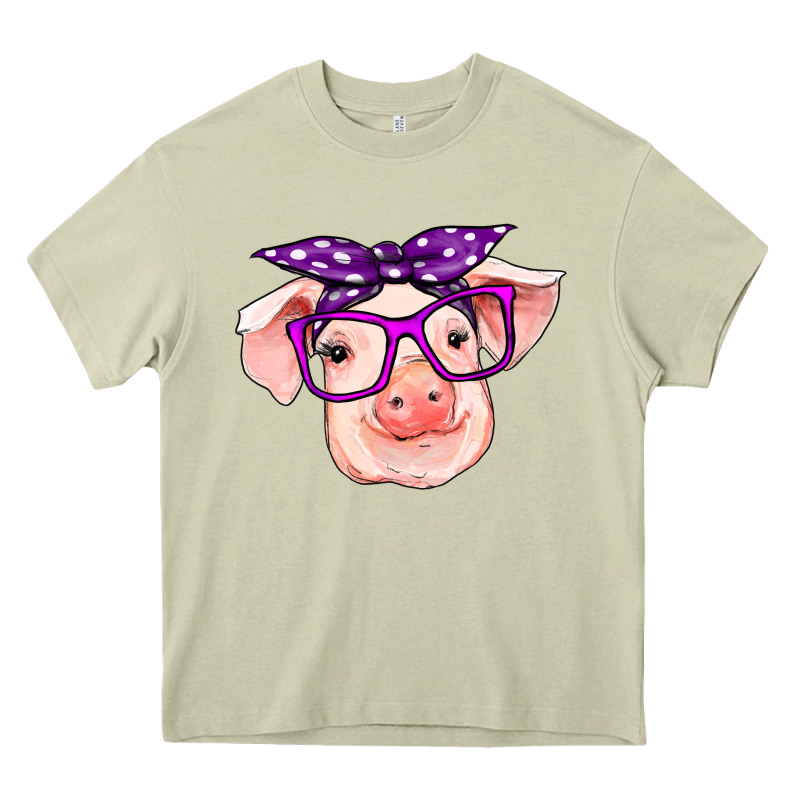 Pig With Bandana Heavy Core Tee by RanaPortraitStore | Teevron