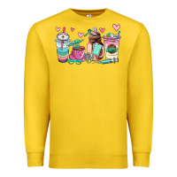 Lemon nurse  coffee cup Premium Sweatshirt - AdoDesignShop