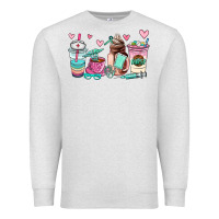 Oatmeal Heather nurse  coffee cup Premium Sweatshirt - AdoDesignShop