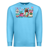 Ocean Blue nurse  coffee cup Premium Sweatshirt - AdoDesignShop