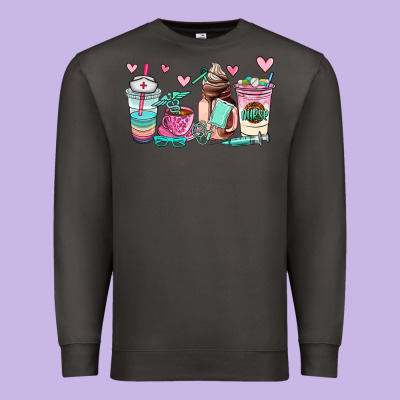 Nurse  Coffee Cup Premium Sweatshirt Designed By Adodesignshop