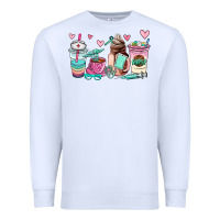White nurse  coffee cup Premium Sweatshirt - AdoDesignShop