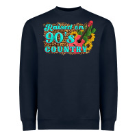 Raised 90's Country Guitar Cactus Sunflower's Heavyweight Sweatshirt | Teevron
