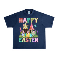 Navy Happy Easter gnomies Easter Day Urban Heavy Tee - CowGirlArtShop
