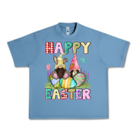 Pebble Blue Happy Easter gnomies Easter Day Urban Heavy Tee - CowGirlArtShop
