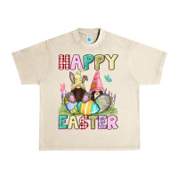 Sandshell Happy Easter gnomies Easter Day Urban Heavy Tee - CowGirlArtShop