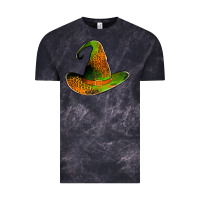 Cloud Black leopard witch hat Vintage Tee - Jasminsmagicworld