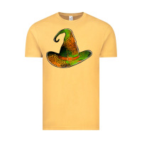 Vintage Mustard leopard witch hat Vintage Tee - Jasminsmagicworld