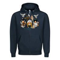Navy pastor nun religious gnome Zipper Hoodie - BarkalooDesign