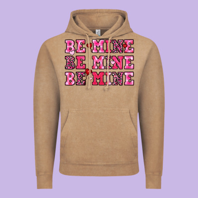 Be Mine Vintage Hoodie Designed By Oliviacreatesart